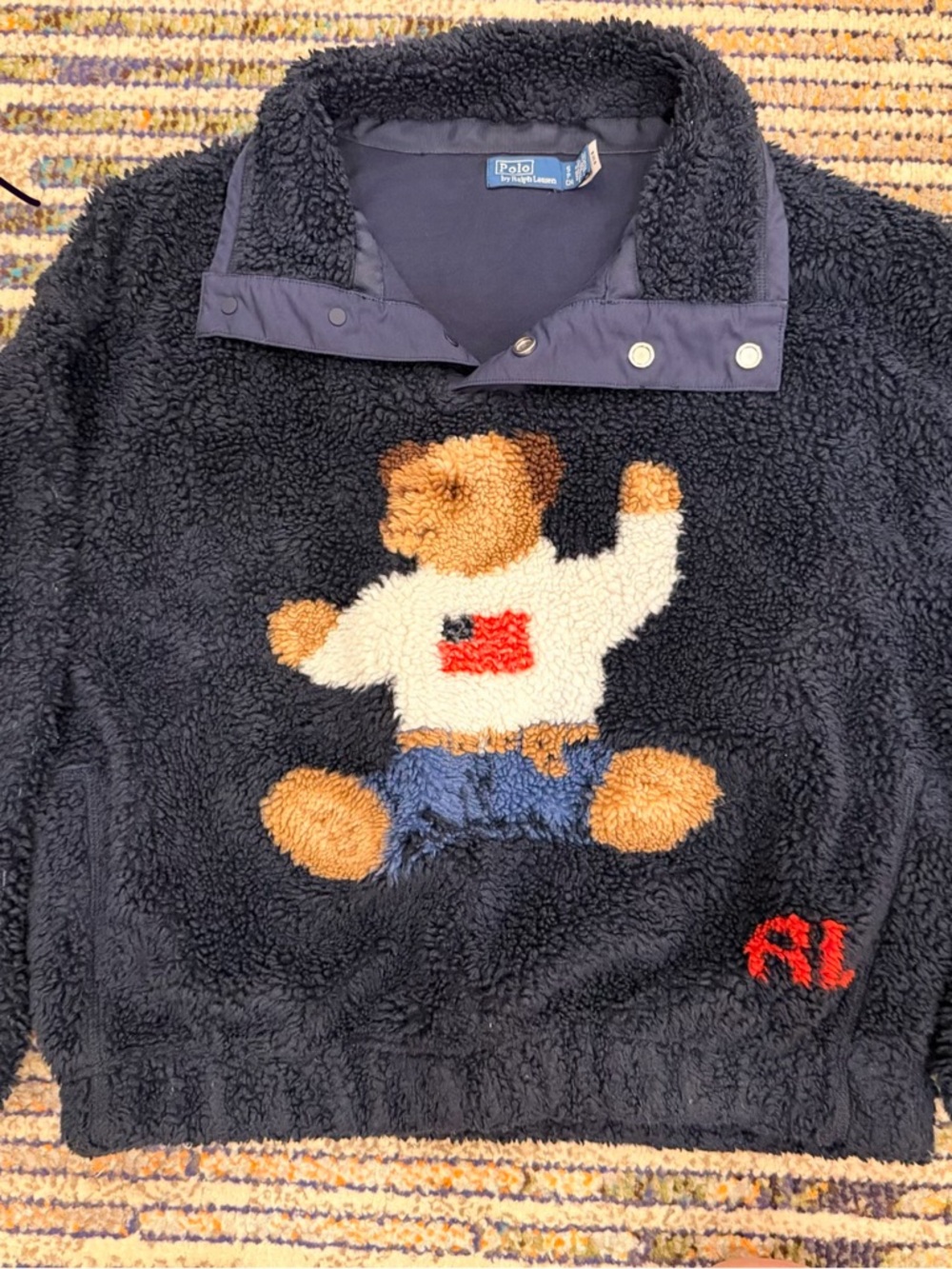 Polo Bear High-Pile Sherpa Mockneck Pullover Jacket - Polo by Ralph Lauren - Picture 5 of 10